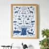 Savannah Woodland Environment Poster