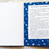 Woodland A5 Notebook in Blue and Yellow - Image 4