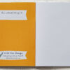 curlew A5 notebook inside cover with place to write name