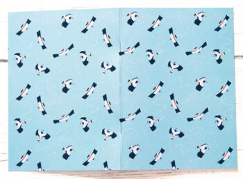 Flying lapwings pattern